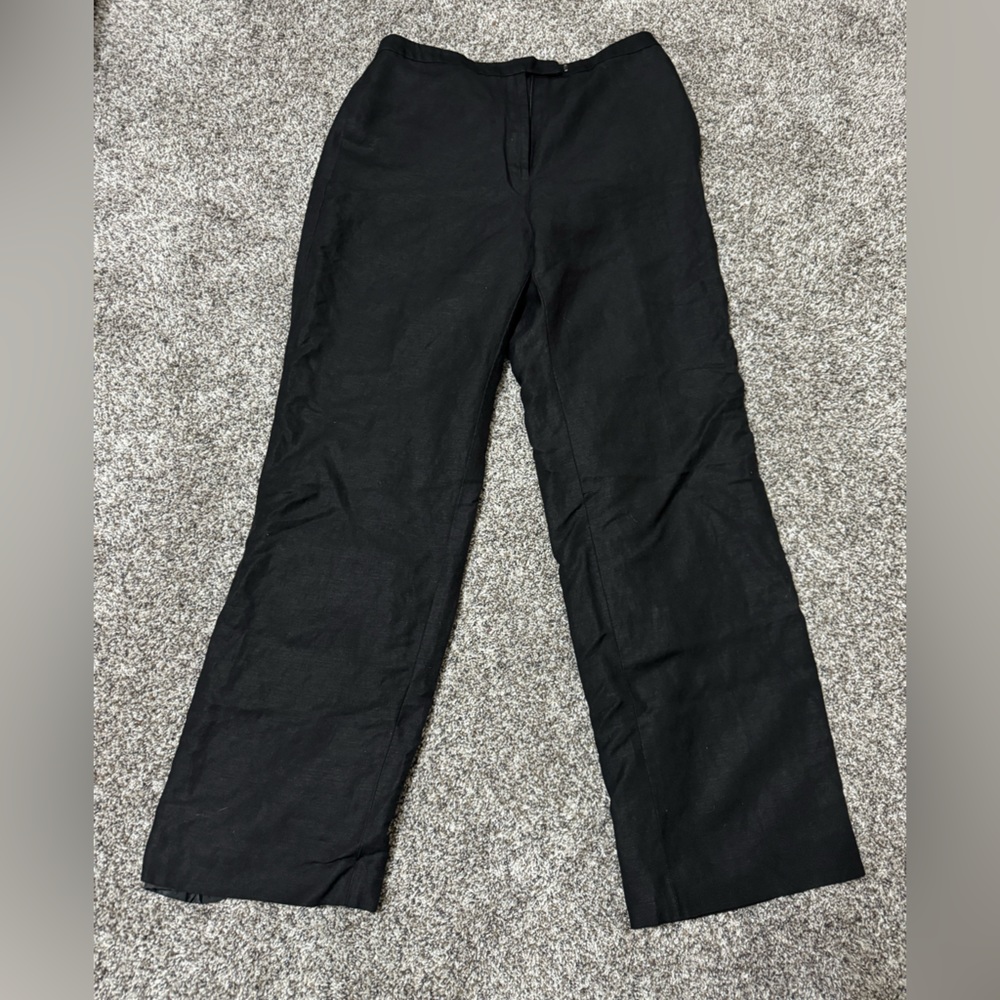 Women’s Size 8 - Linen Wide Leg Trousers